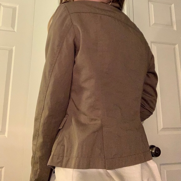 Warm green blazer jacket - Picture 4 of 10